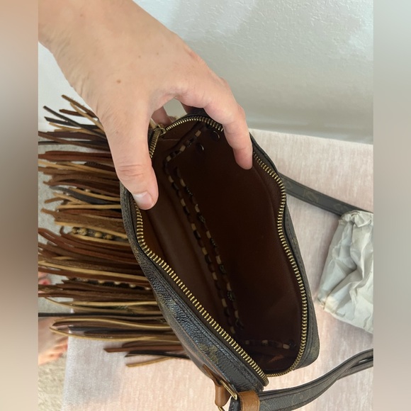 Vintage Boho Bag LV Fringe Crossbody “The Amalfi” - Picture 6 of 8